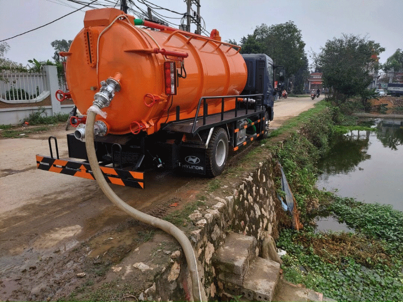 Hút bể mỡ chất thải