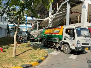 Rút hầm cầu Phường Long Tuyền