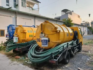 Rút hầm cầu Phường Thới Sơn