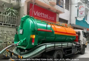 Rút hầm cầu Phường Hưng Lợi