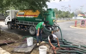 Rút hầm cầu Phường Tân An